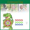 Dinosaur Board Dart Set Kids Toys Age 3 To 12 Year Old 12 Sticky Gifts Balls