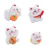 Lucky Cats Model Statue Desktop Figurine Holiday Decoration For Home Work Area Living Space Landscape Accessories