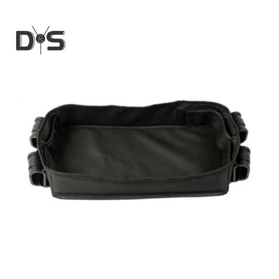 Zásobník na svačinu do kočárku s upevňovacími páskami Vodotěsný Snadno se čistí Univerzální kompatibilita Zásobník na jídlo s izolovaným držákem na pohár pro Wonderfold Wagon