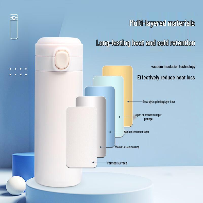 Portable 304 Stainless Steel Insulated Mini Water Bottle