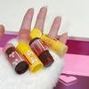 HERORANGE Fruit Mini Lip Balm Two Pack Set Moisturizing Lipstick Moisturizing Autumn and Winter Lip Mask Anti-Drying