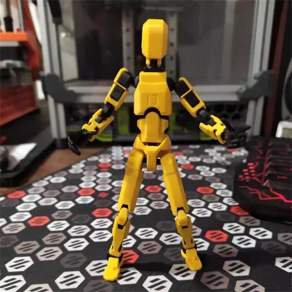 Figures Toys 3D Printed Mannequin Model Doll Shapeshift Robot Movable Robot  Parent-children