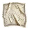 100% Natural Real Silk Scarf Women Print Bandana Square Scarves Kerchief Spring Fashion Luxury Summer Beach High Quality Hijab
