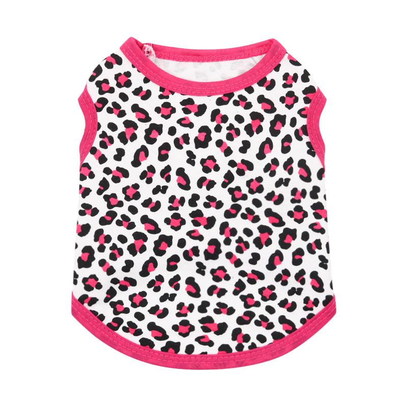 Leopard Print Vest for Small Dogs & Cats - Spring/Summer/Autumn Style