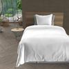 Parure de lit unie Bohème blanc 260x240 cm - Blanc - Soleil d'Ocre