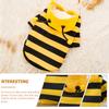 Fleece Pet Dog Warm Clothes Adorable Bee Costume Winter Outdoor Wear Stylish Outfit For Small Medium Dogs Pet Garment