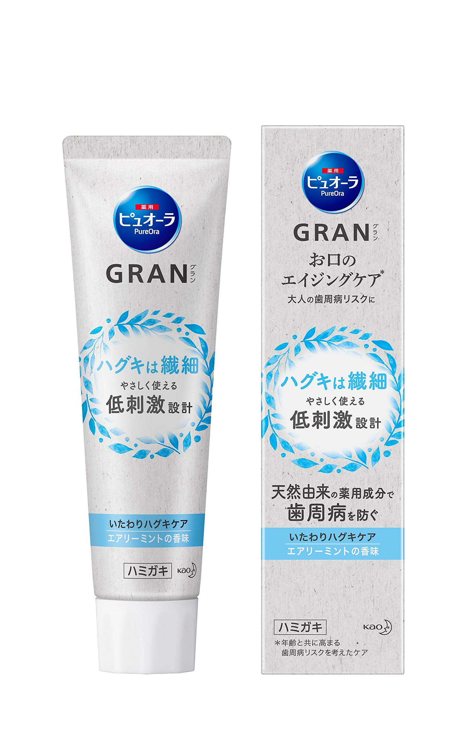 

Pyuora GRAN Compassionate Hug Care Airy Mint 90g Periodontal disease prevention Hug is easy to low irritation design [Quasi-drug] delicate, use,