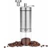 Coffee Grinder Manual Hand Coffee Bean Grinder Mini Coffee Hand Grinder Portable with Adjustable Grind Size  for Home Travel Office