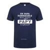 French Greatest Papa T Shirt Summer Men Short Sleeve Cotton Fathers Day Dad Gift T-shirt Man Tshirt Casual Tops