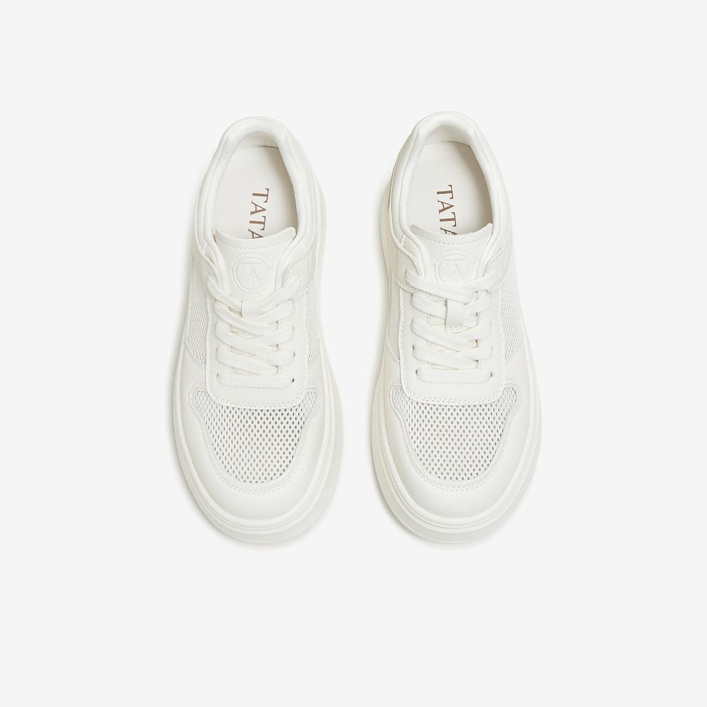 TATA/He She 2026 Summer Fashion Leisure Versatile Thick-soled Board Shoes