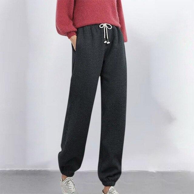 Invierno Mujeres Gimnasio Pantalones de chándal Entrenamiento Pantalones de  lana Sólido Grueso Cálido Invierno Deporte Femenino Pantalones Running  Pantalón comprar a buen precio — entrega gratuita, reseñas reales con fotos  — Joom