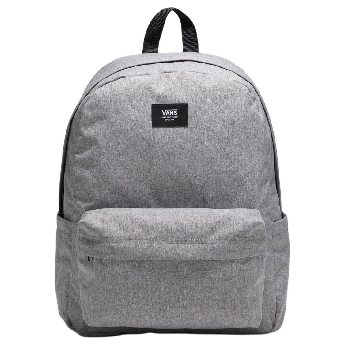 Vans Old Skool Casual Versatile Large Capacity Polyester Backpack Unisex Backpack Gray VN000H4WKH71 Gray