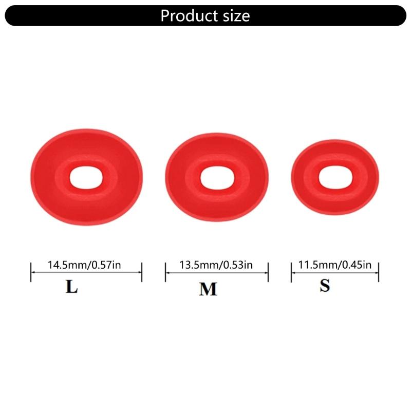 Replacement Earbuds Tips For Earphones Soft Silicone Earbuds Covers Comfort And Secure Fit During Workouts