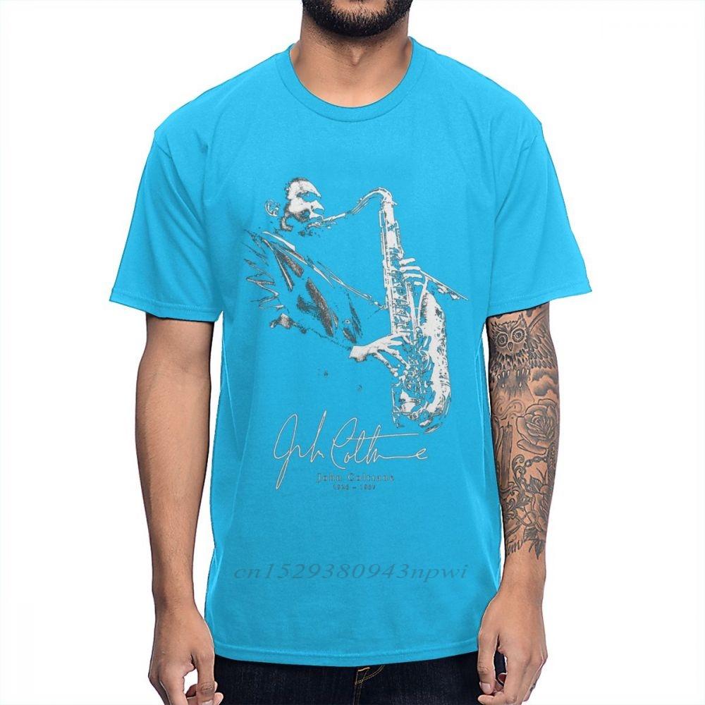 American Jazz Saxophonist And Composer Sax Music John Coltrane T Shirt 100 Cotton Graphic Cotton Tee Shirt