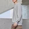 Adidas Logo Crew Sweatshirt Solid Logo Fleece Thick Sports Casual Loose Round Neck Long Sleeve Sweatshirt Men Sweatshirt Medium-Heather-Gray IV7599