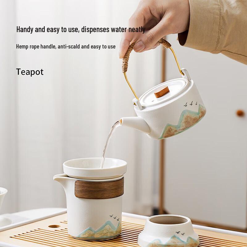Yuanhe Ceramic Kung Fu Tea Set