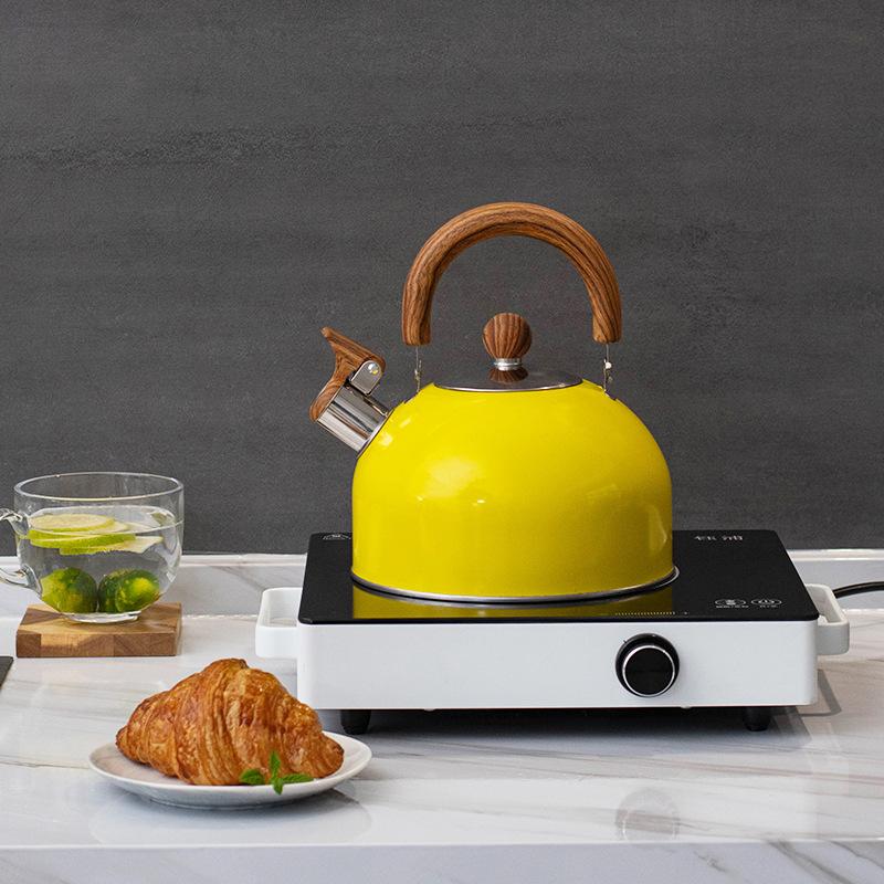 The new whistle kettle boils water and makes coffee 2.5L