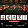 Outdoor Spooky Garden Ornament Solar Halloween Bat Lights, Realistic Skeleton Pathway Decor, Waterproof LED Strange Green Light Props Stake