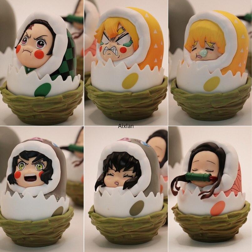 Anime Demon Slayer Figure Kamado Tanjirou Kamado Nezuko Agatsuma Zenitsu Pvc Action Figuretumbler Toys For Friend Gifts