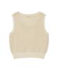 CLOVE [25Ss Clove] Crochet Sleeveless Knit (Ivory)