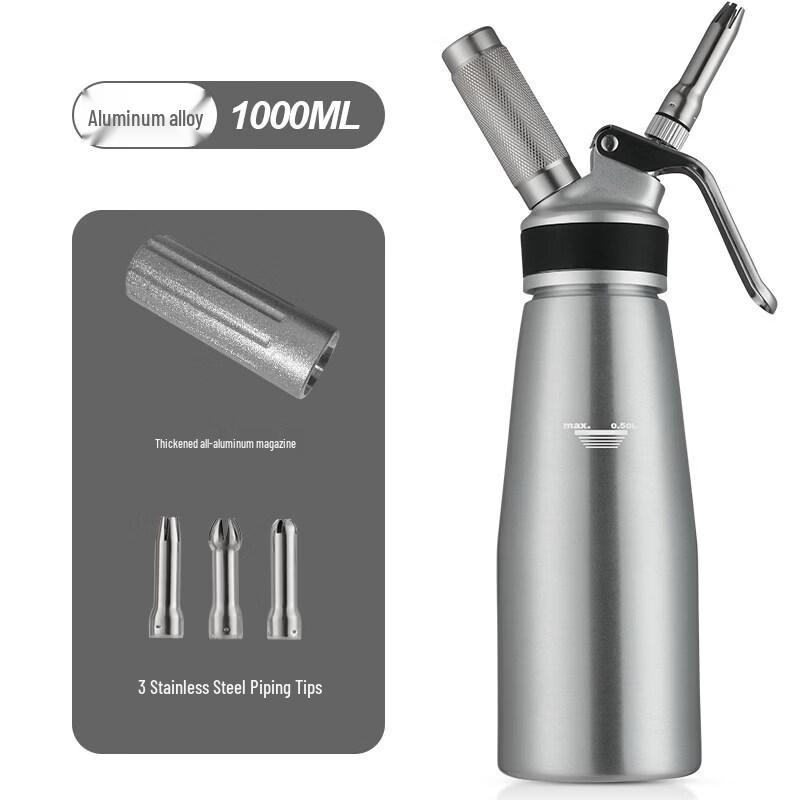 Stainless Steel Whipped Cream Dispenser