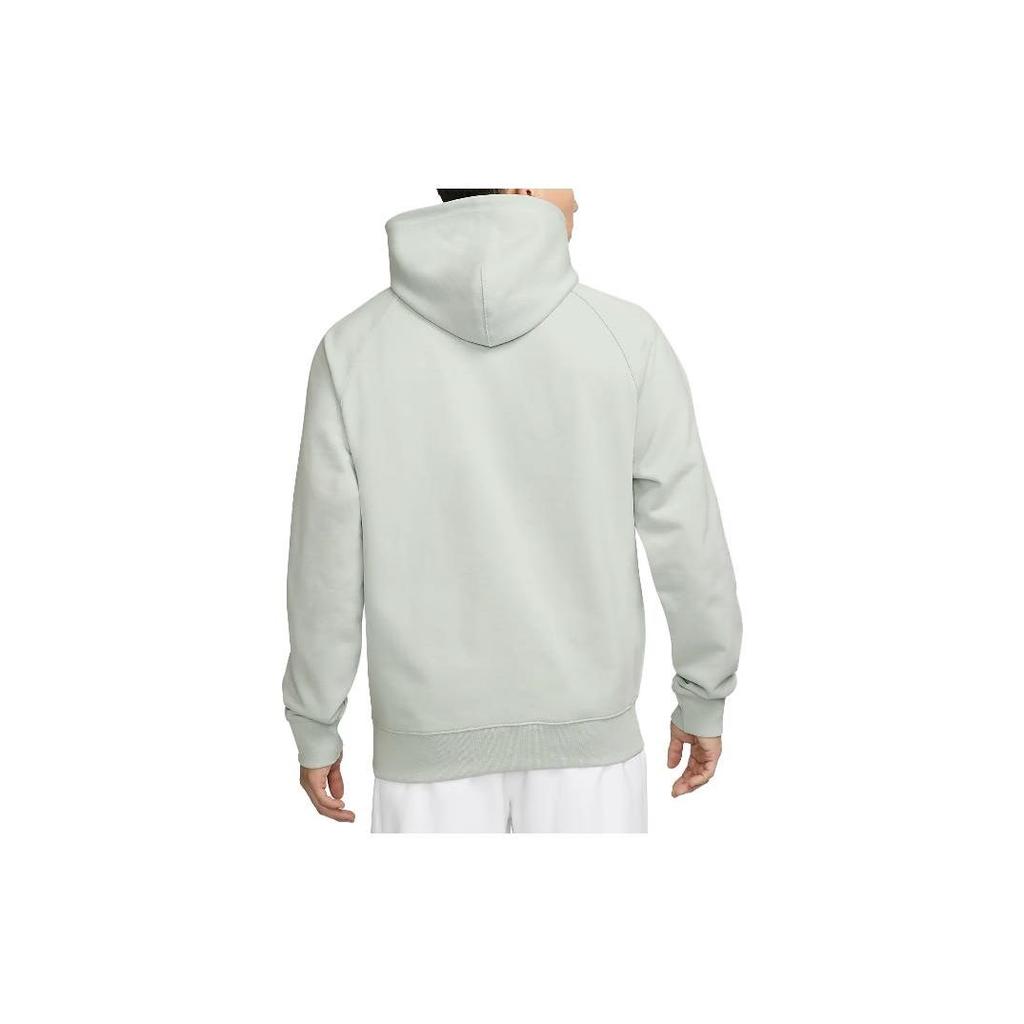 Nike Bluza z kapturem Sportswear z dużym logo Swoosh i zamkiem do połowy (Rozmiar azjatycki) Jasne Srebro/Biały Męskie Streetwear DX0567-034