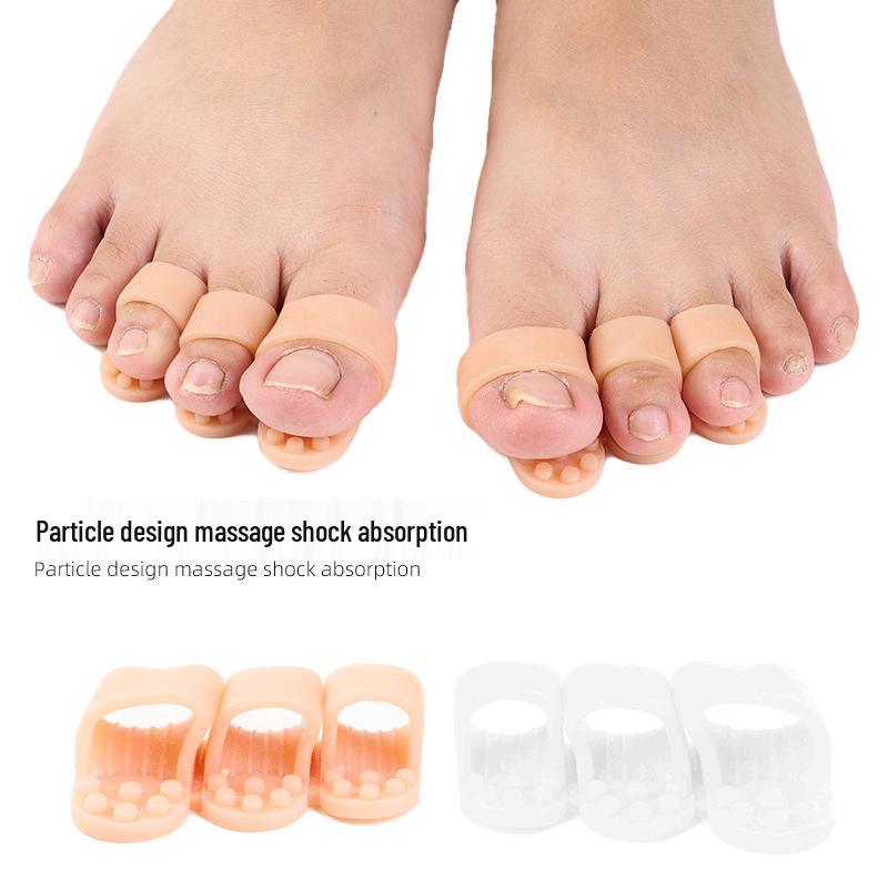 Silicone Adjustable Three-Hole Toe Separator & Corrector