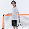 Boys' Ice Silk Summer 2026 Two-Piece Set: Short Sleeve T-shirt & Shorts for Middle and Older Children - Thin Style Sportswear.
