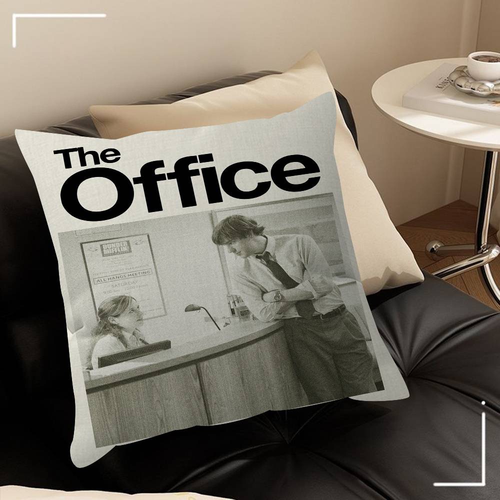 Vintage Movie Poster TV Film The Office Office Cushion Pillowcase Car Cushion Cover45X45CM Lumbar Pillowcase Sofa Pillowcover