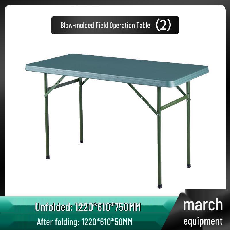 Portable Outdoor Folding Camping Table and Chair Set - Lightweight Steel & Plastic