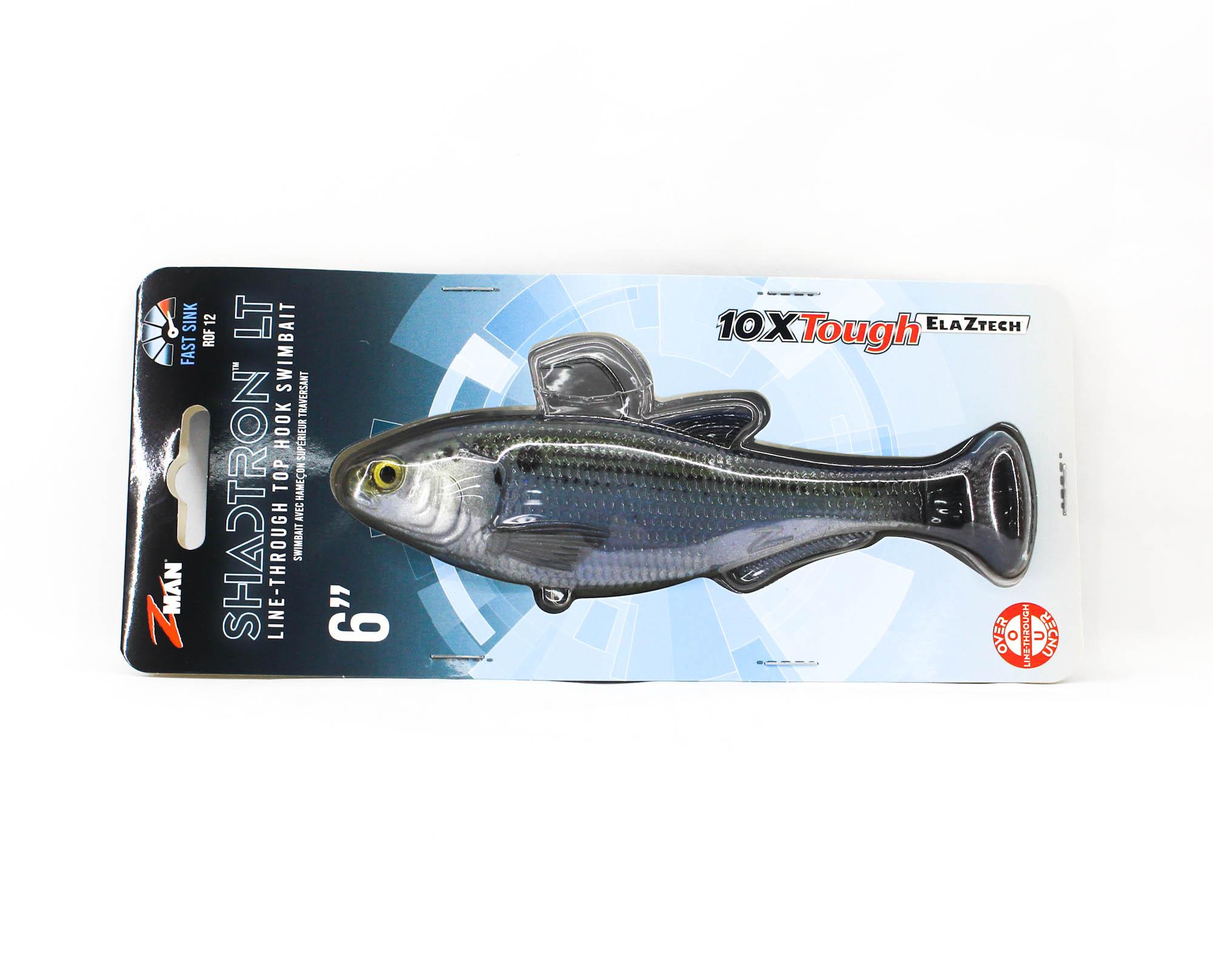 Zman Soft Lure Shadtron LT Swimbait 6 Inch Mossback (0615)