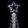 LED Christmas Tree 483 Cold White LEDs 240 cm