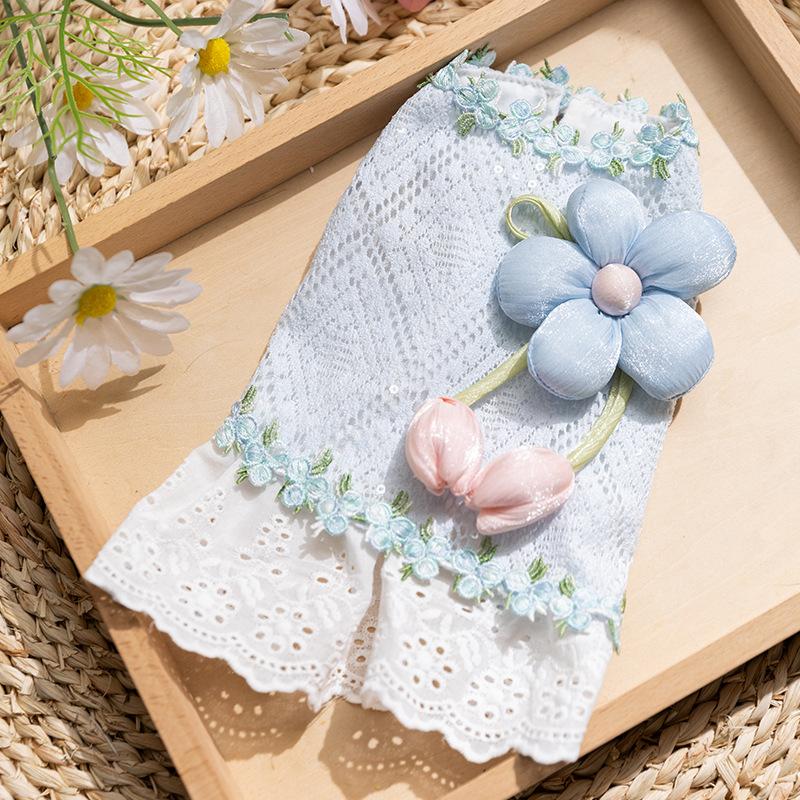 

Princess Style Cat & Dog Dress, Breathable Hollow Summer Clothes for Pets, 5 Sizes for Daily Wear XL: 6-7.5kg