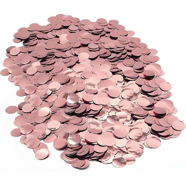 Rainbow Metallic Foil Confetti 8000 Pcs Multicolor Shiny Round Table Confetti for Fill Balloon Wedding Graduation Party Decorations,60g of pack