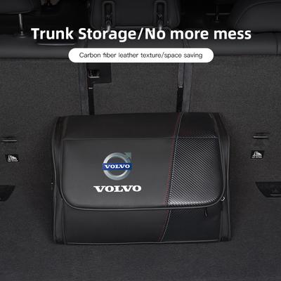 Large Capacity Car Storage Box Auto Trunk Organizer Tools For XC90 V90 V60 XC60 V40 S80 S60 S90 C40 XC40 V70 XC70 C30 C70