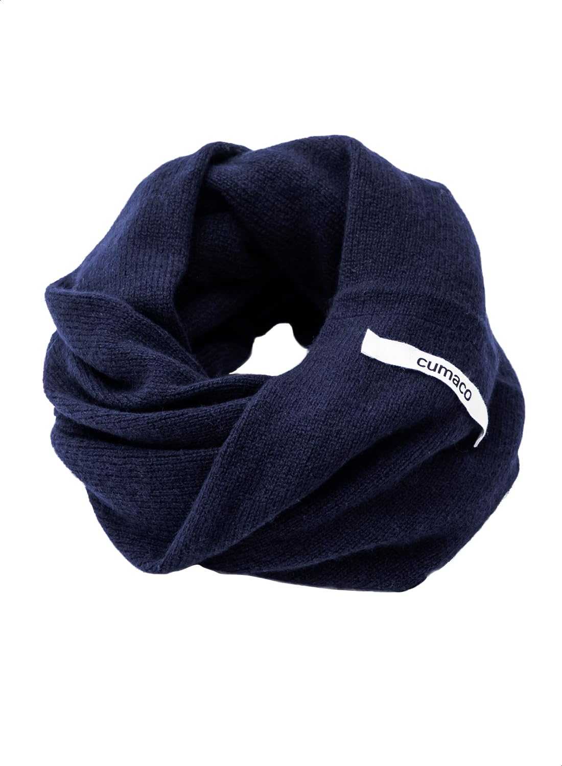 

Темно-синий Кашемир Однотонный Вязаный Косами Унисекс Под Горло [cumaco] 11. 100% Снуд, Цвет, Двухцветная вязка, Теплее, Подарок, Темно-синий, C-Z0019B-0510N