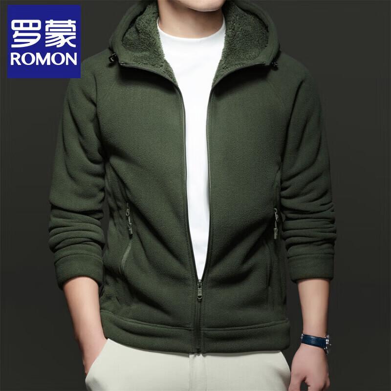 Romon Men's Casual Tops & Jackets