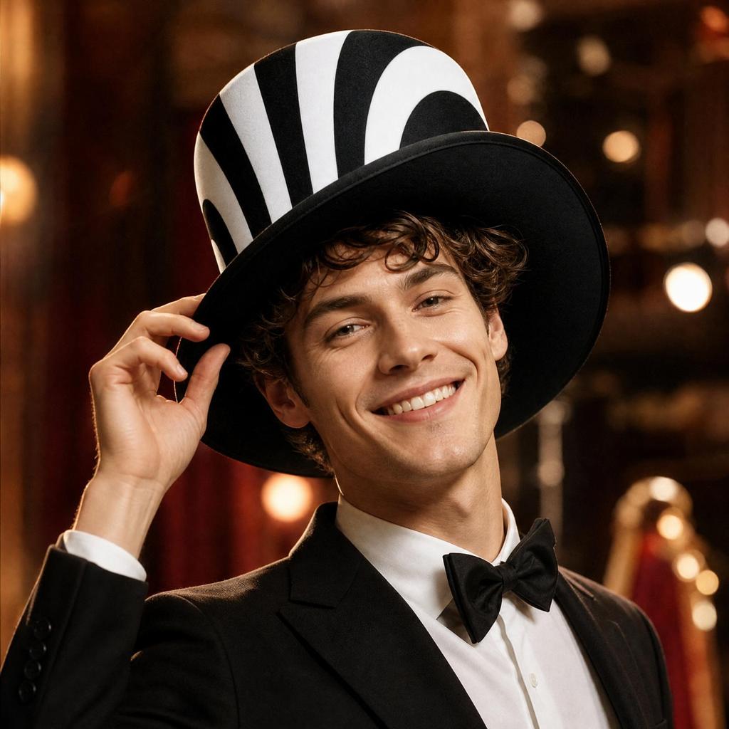Luxury sedanStyle Formal Hat Eye-Catching for Film Styling