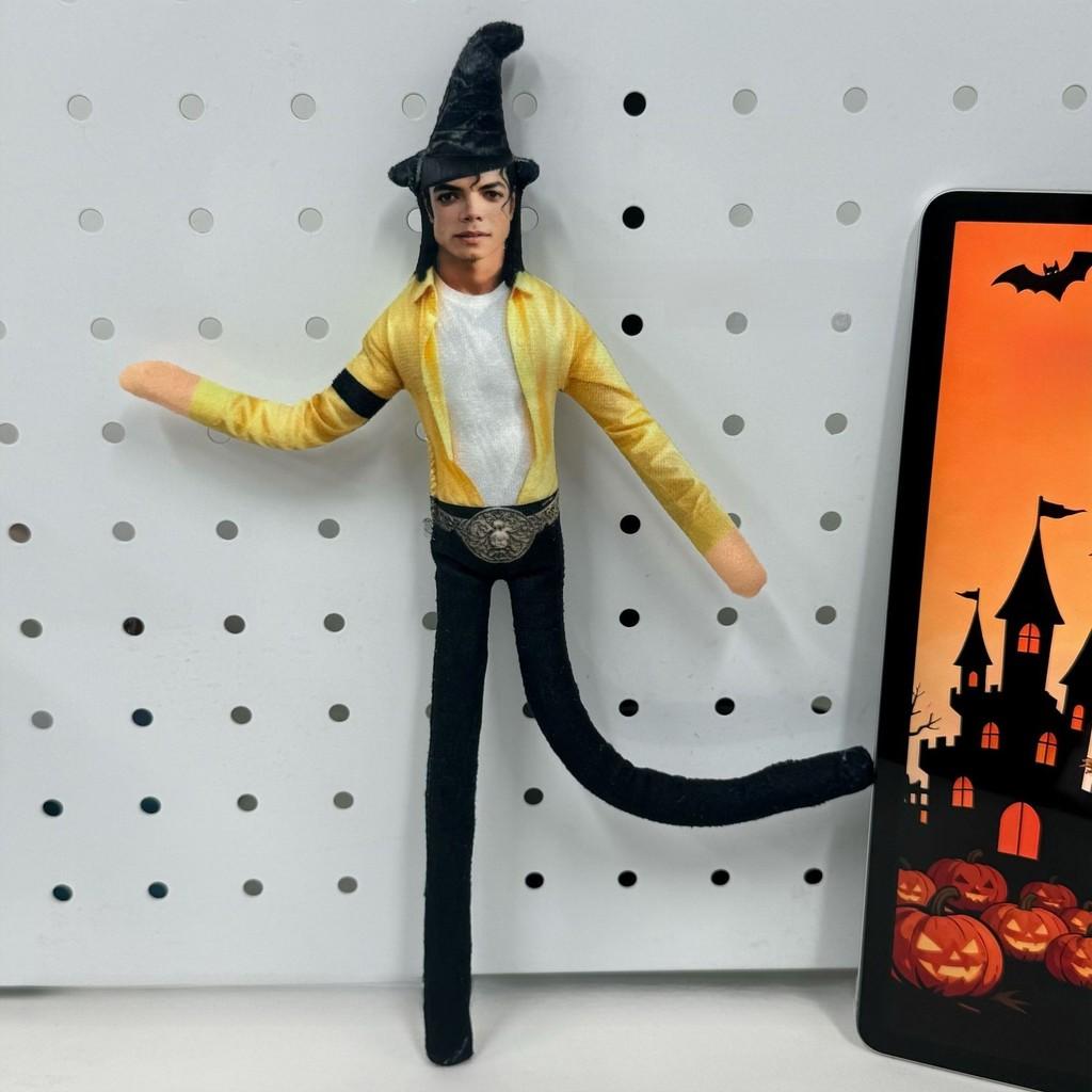 Michael Jackson Halloween Plush Doll With Skeleton Frame For Collectors