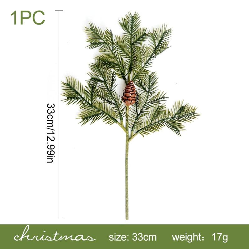 Artificial Christmas Green Plants, Small Bunches, Artificial Red Berries, Home Decoration Ornaments, Flower Arrangement Props