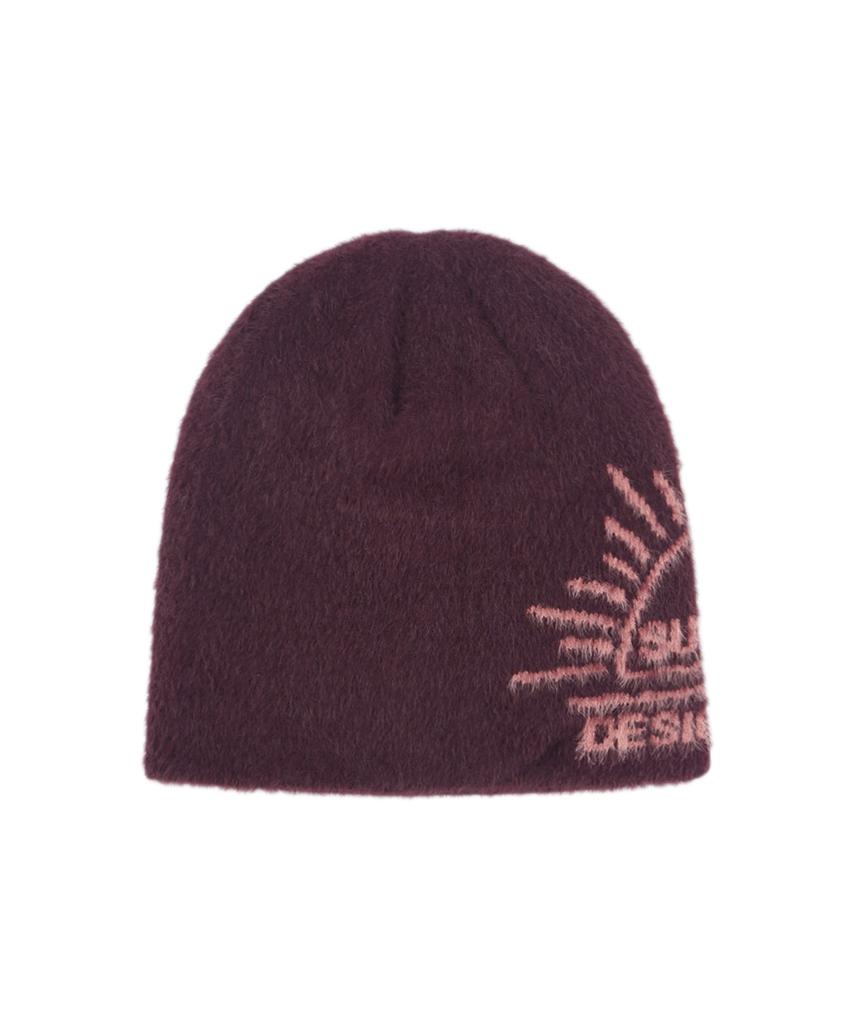 Sseonegteu Sunrise Shaggy Beanie - Burgundy