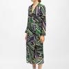 Long Wrap Dress V-neck Rheda Long Sleeves Woman LA PETITE ETOILE