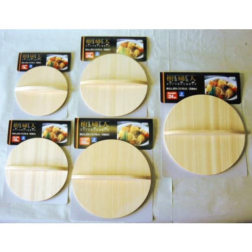 Ichihara Woodworking Drop Lid, Natural, 20cm, 4521540238921