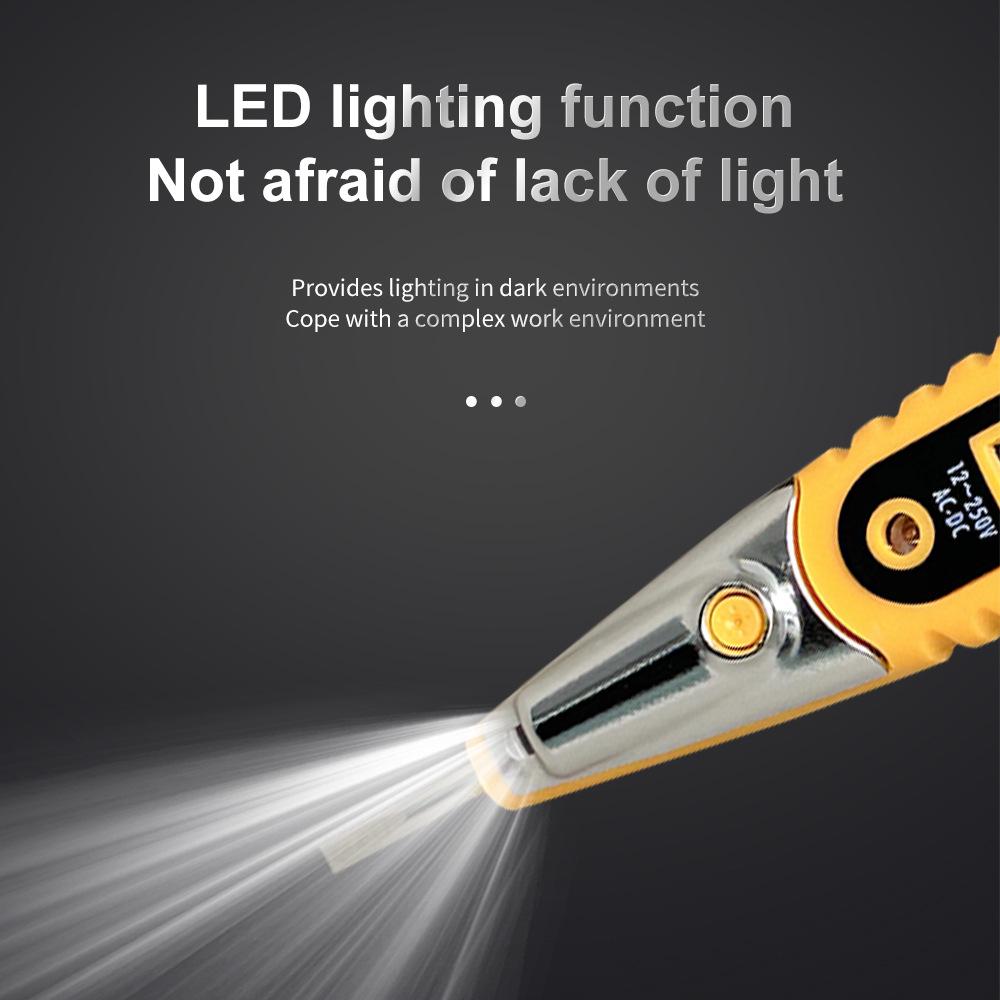Multifunctional Non-Contact Smart Induction Voltage Tester with Sound and Light Alarm