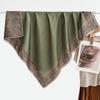 Polka dot double-sided heterochrome ethnic style retro 91 velvet large square scarf silk scarf women's spring and autumn warm shawl scarf scarf