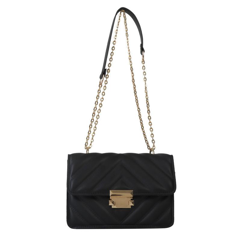 Fashionable Quilted Polyester Crossbody Bag For Women With Chic Street Style Design