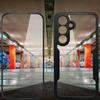 For Samsung Galaxy S25 FE Case Acrylic+TPU Clear Phone Cover with PET Screen Film