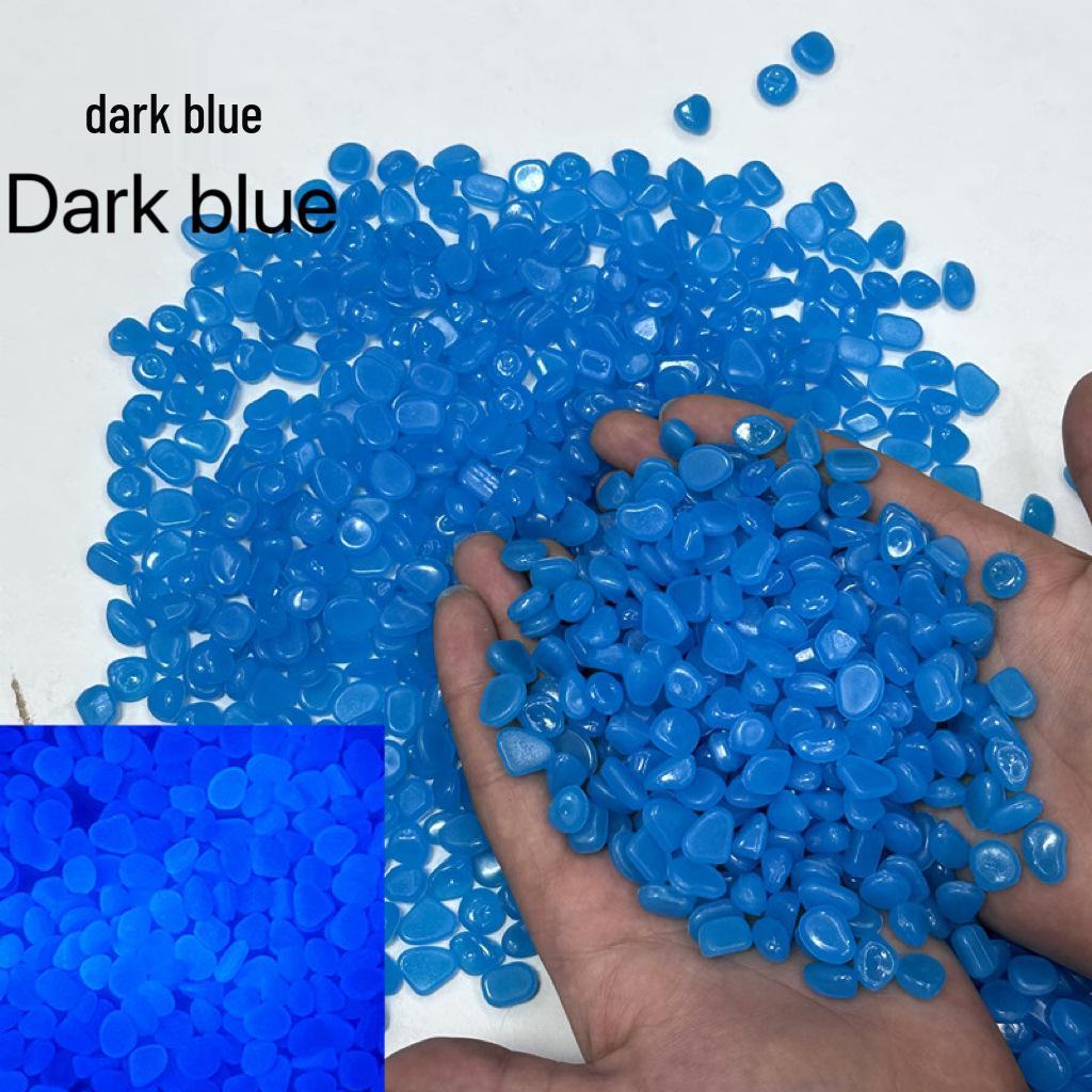5-8mm Luminous Artificial Fluorite Pebbles for Aquariums and Gardens