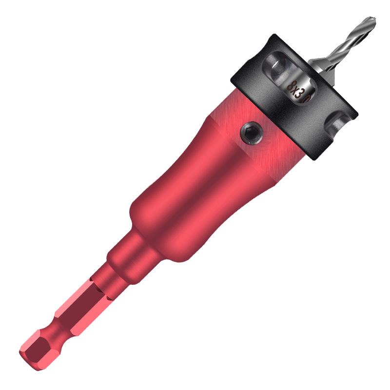 Aluminum Alloy 2-in-1 Countersink & Step Drill Bit Set for Woodworking