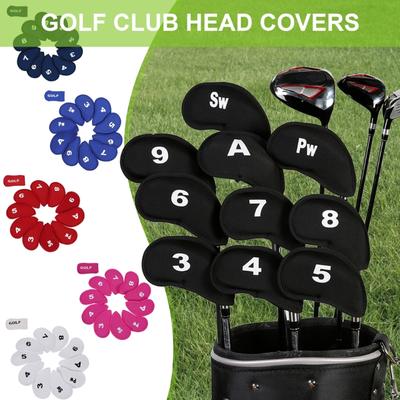 Golf Eisen Schlägerhaube Golf Schlägerhülle Golf Putter Schutzhülle Kopfschutzhülle für Driver Golf Schlägerhaube